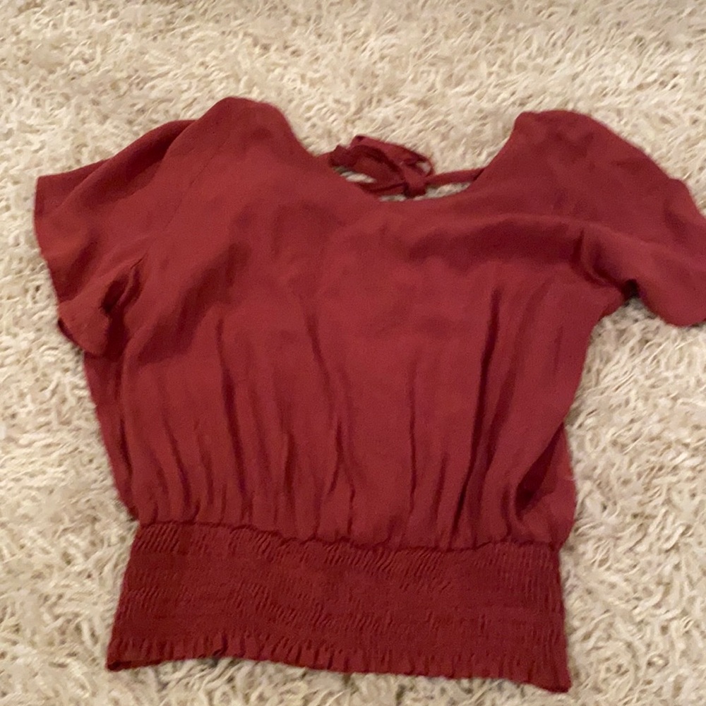 Crimson top!